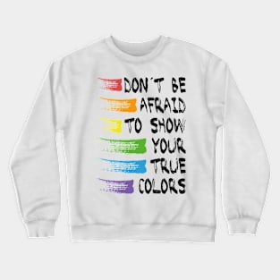 Gay lgbtq trans queer pride Parade rainbow gift Crewneck Sweatshirt